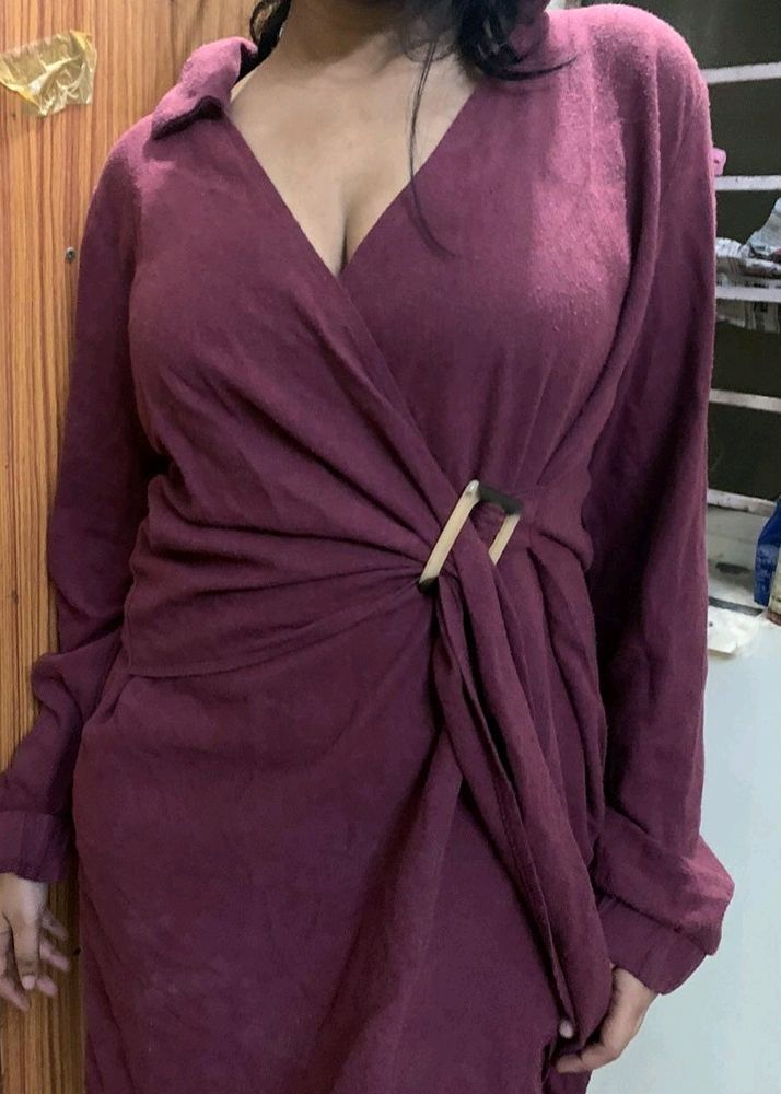 Wrap Robe Type Top