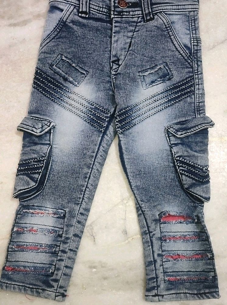 Blue Jeans For Baby Girl 6- 9 Month