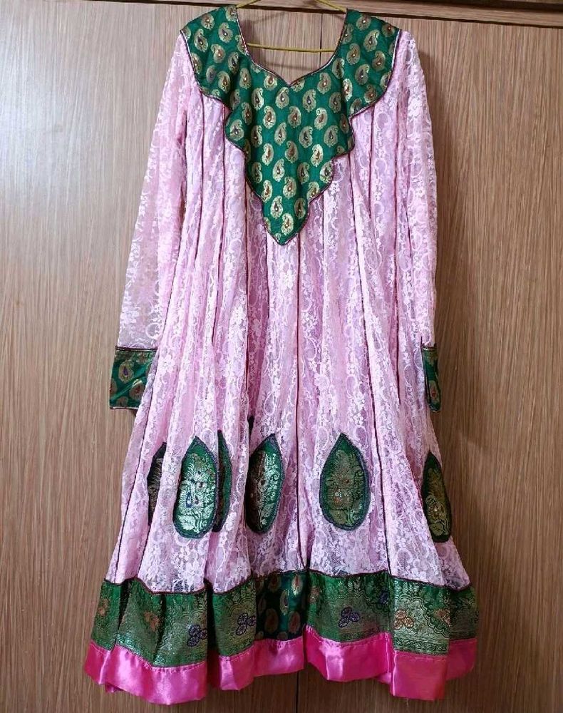 Heavy Anarkali Net Fabric