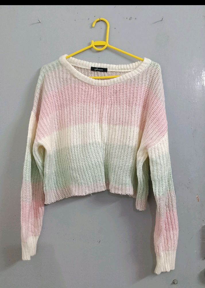 Oversized Crop Sweater