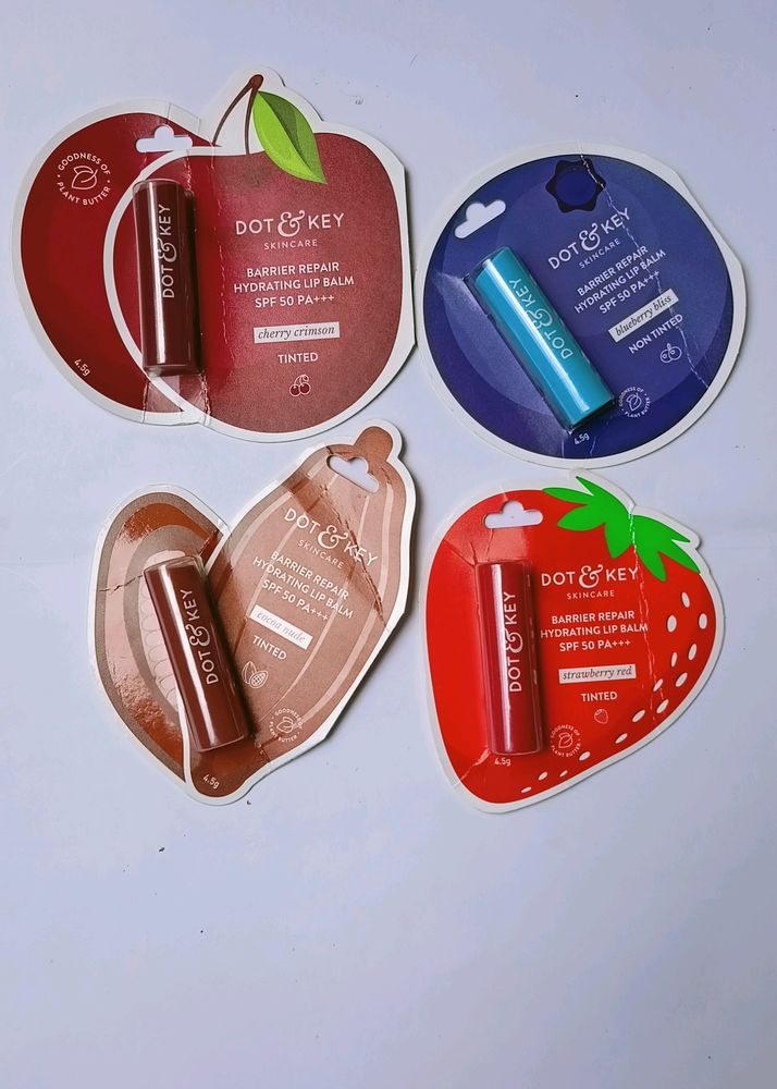 Sealed Pack Dot & Key Tinted Lip Balms