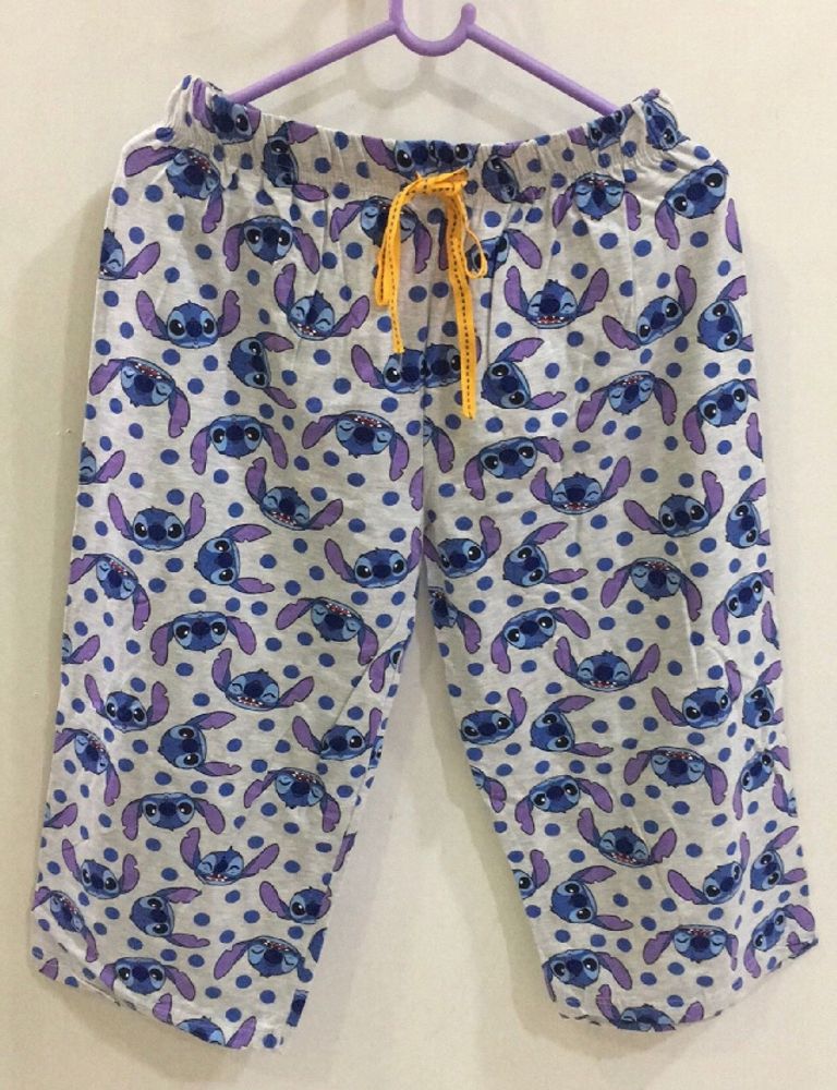 LILO and STITCH Toon Print 3/4th Short Pajama Pants