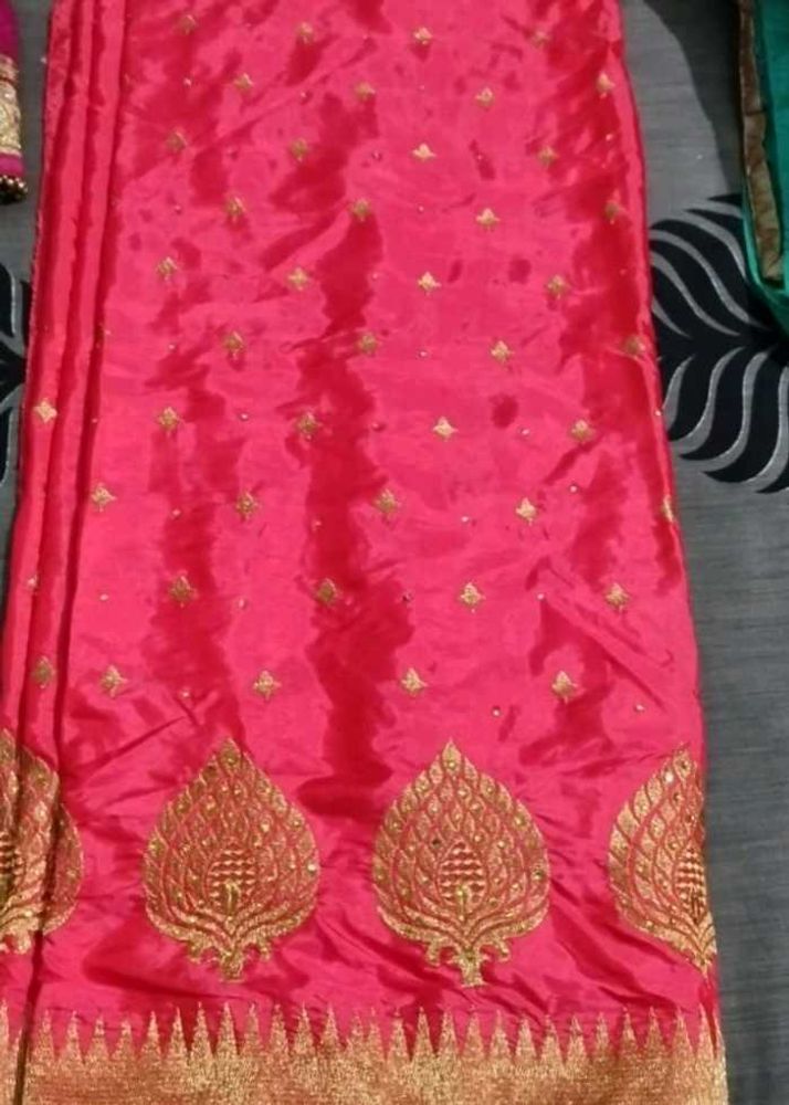 Royal Banarasi Silk Saree with Peacock Motifs