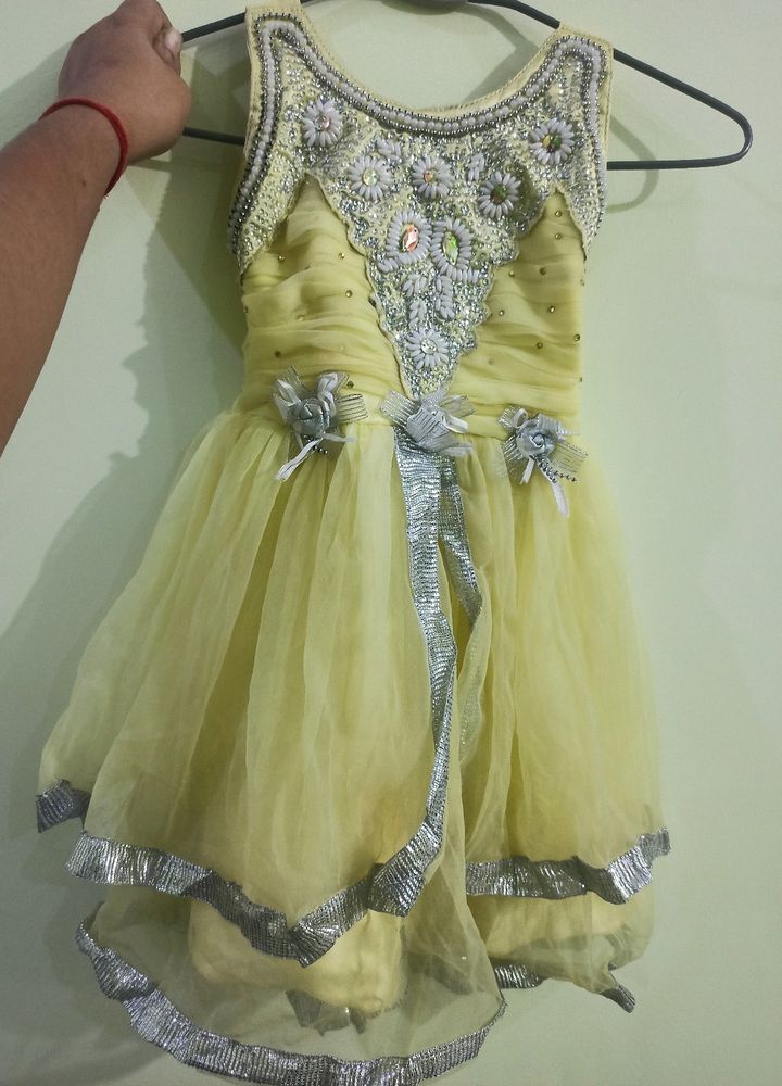 Yellow Dress For Baby Girl