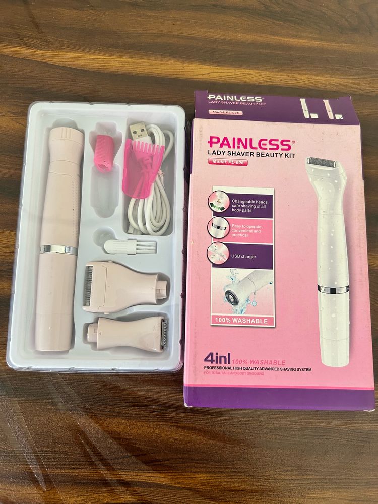 4in1 Painless Lady Shaver Beauty Kit 100% Working