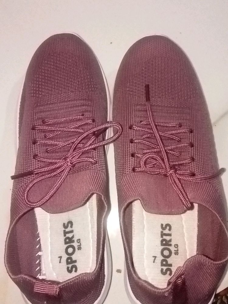 Pink Female Sports Shoes