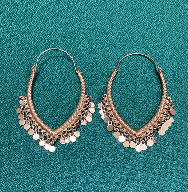 Golden Jhumkas