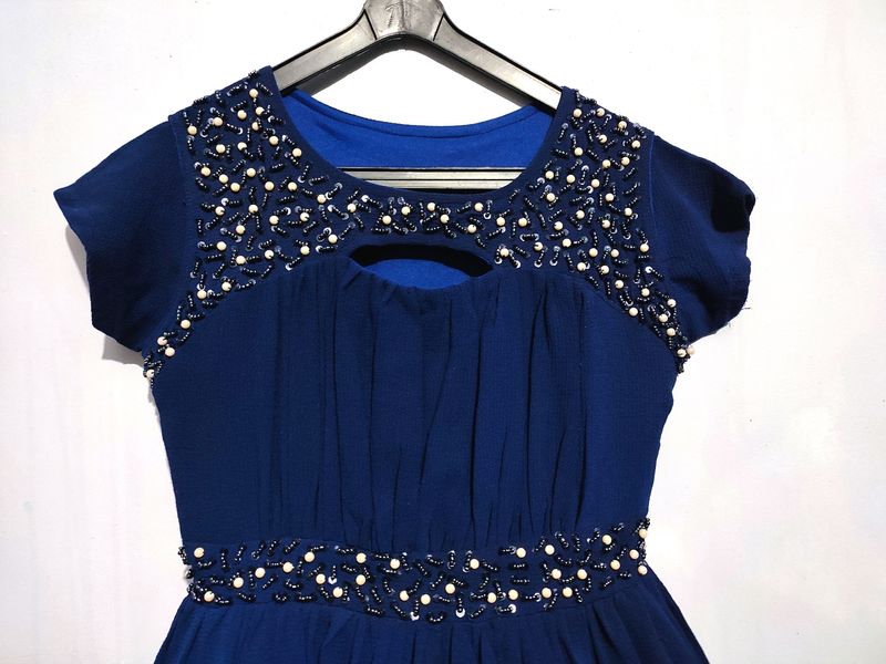 Blue Party Gown