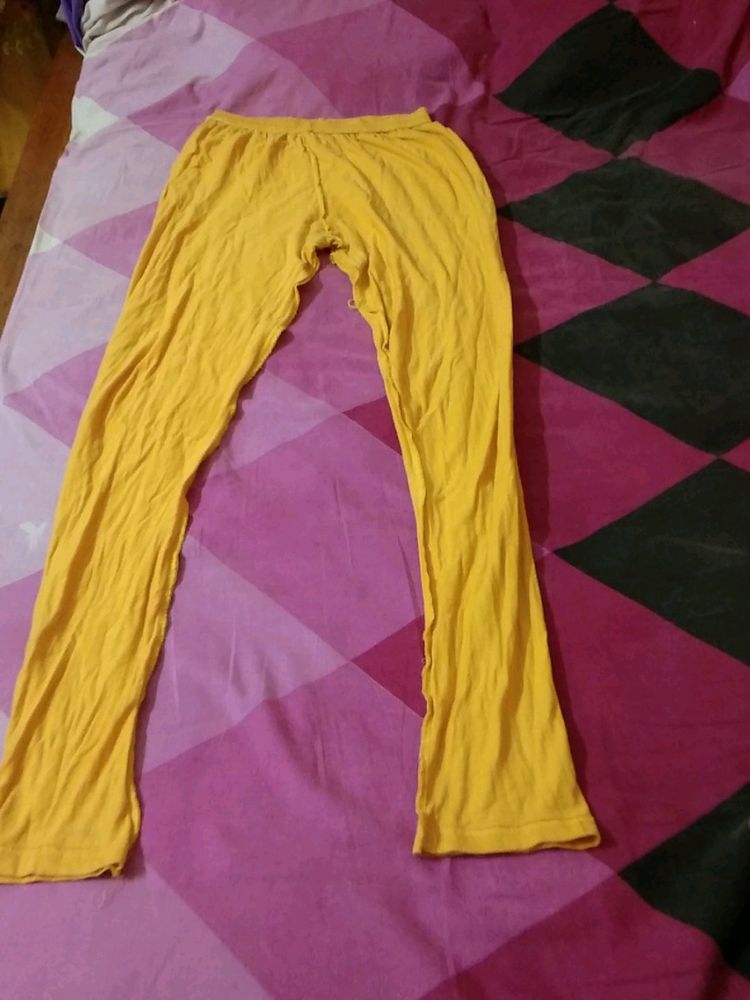 Yellow  Leggings Used Lightly