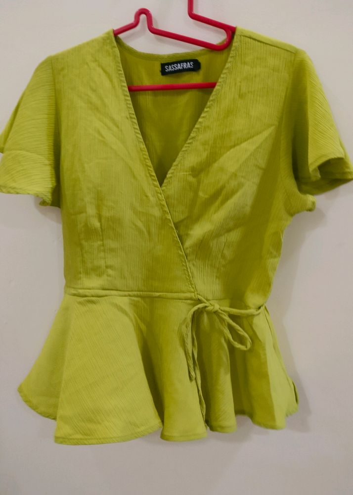 Lime Green Top For Women