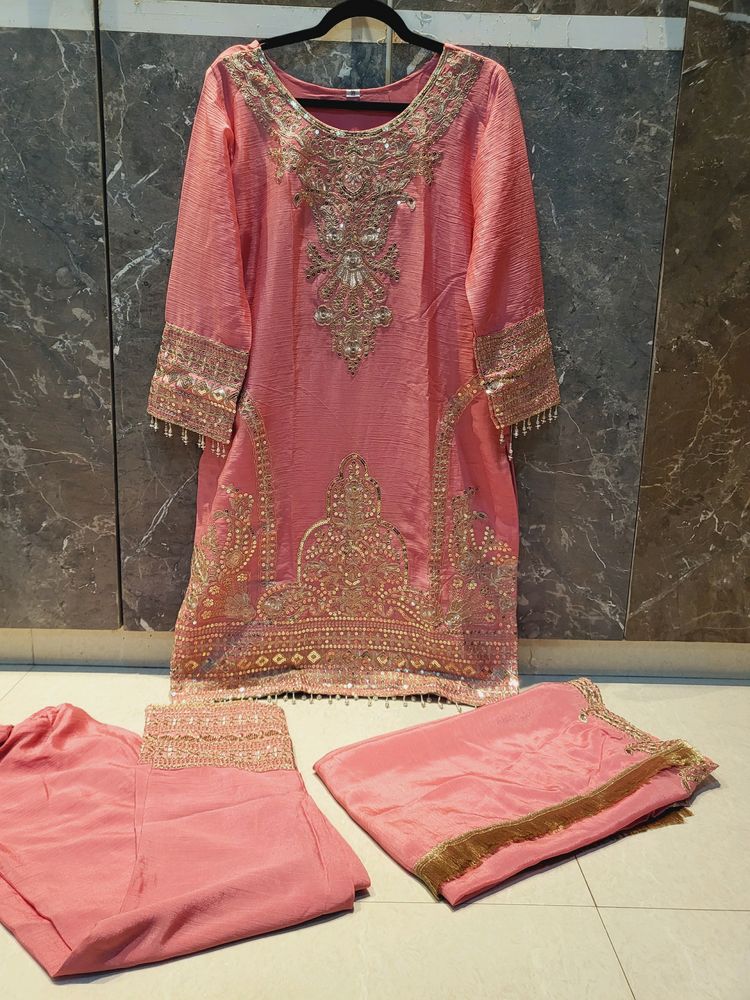 Pink Kurta Set