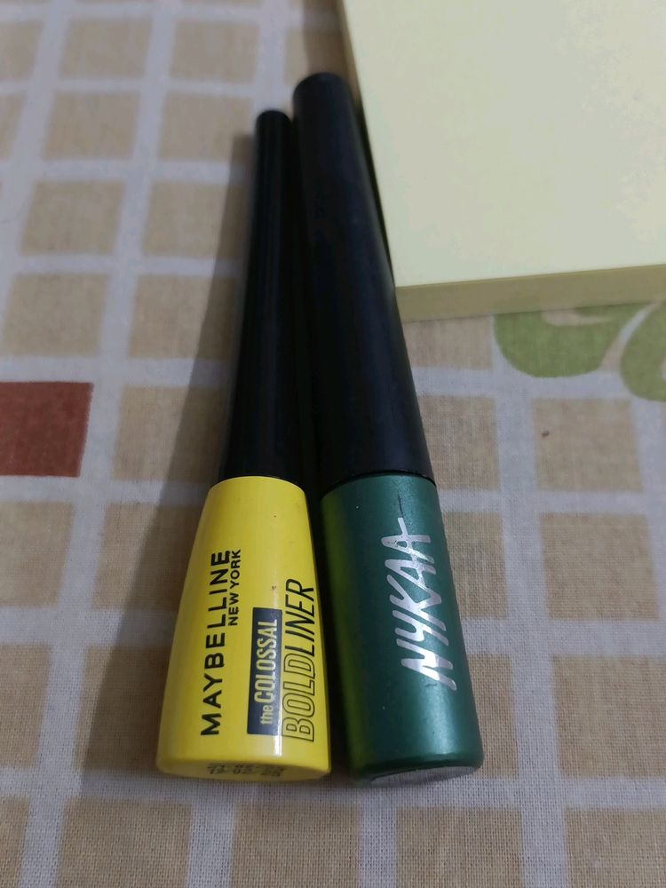 Eyeliner Combo: Maybelline And Nykaa!!