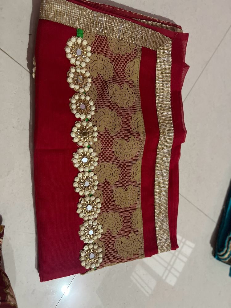 Heavy Saree With Blouse