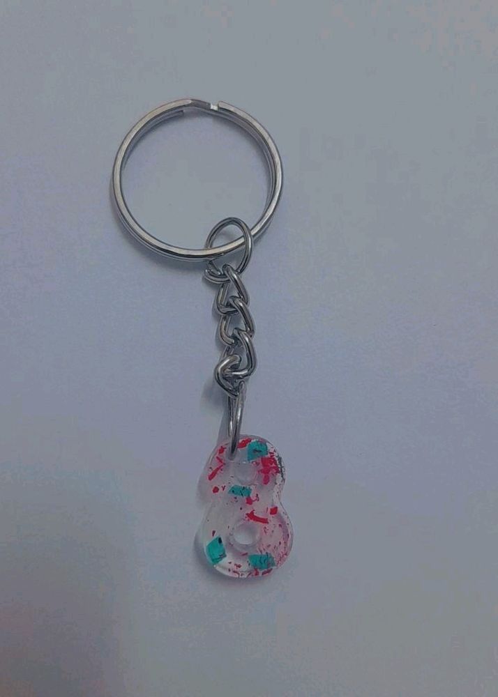 Resin 8,1,3,0,7,5,6,9 Keychains