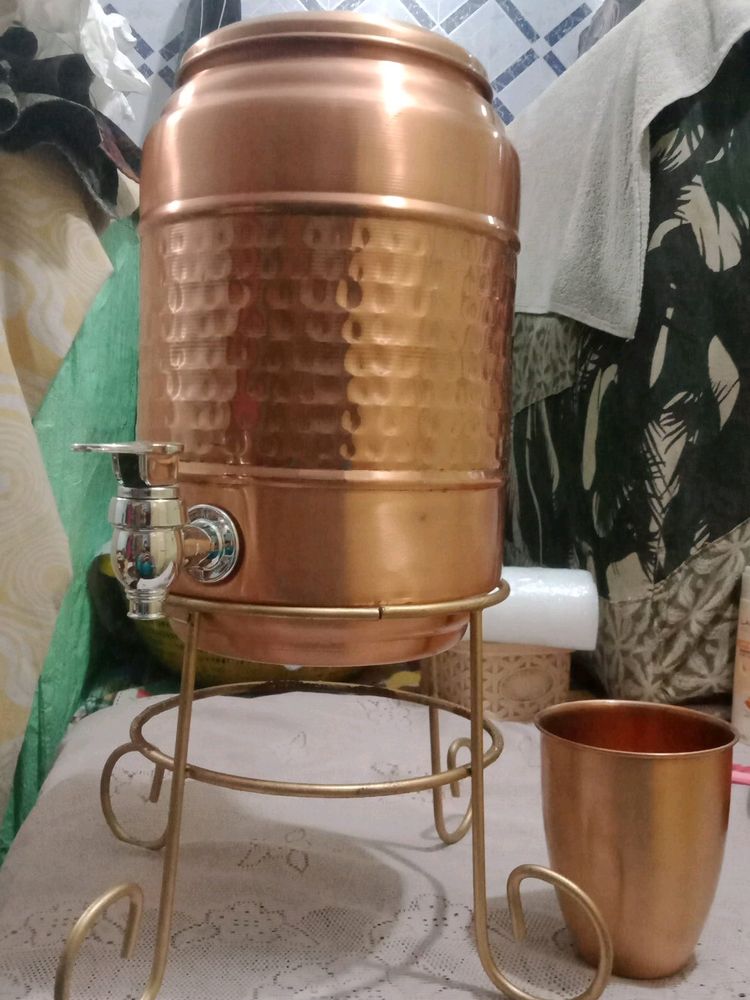 Pure Water  Copper Container