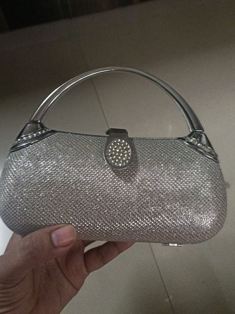 Silver Clutch