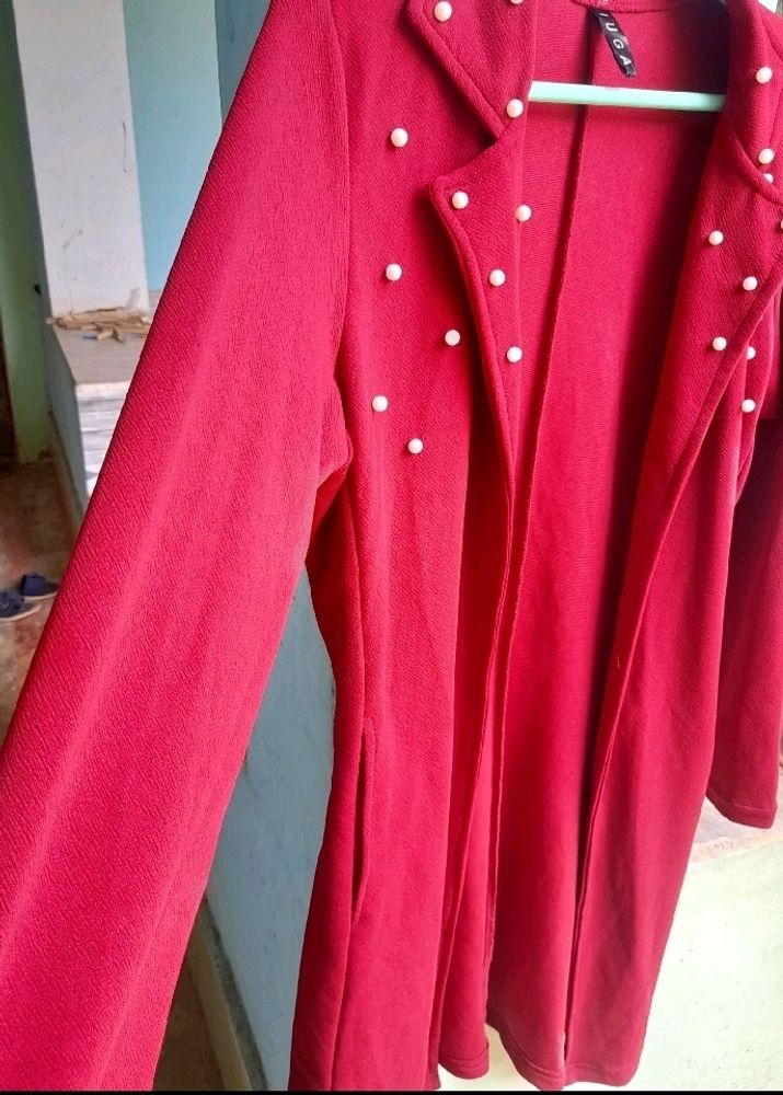 Women Maroon Shrug