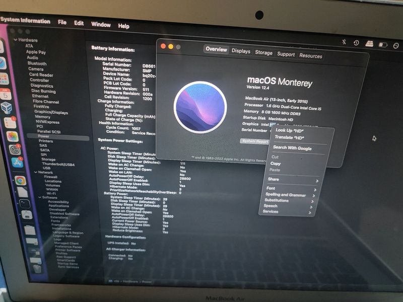 Macbook Air 2016 Good Condition