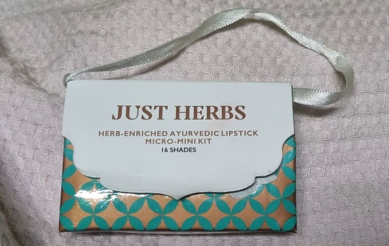 JUST HERBS Ayurvedic MICRO MINI 💋 💄 KIT