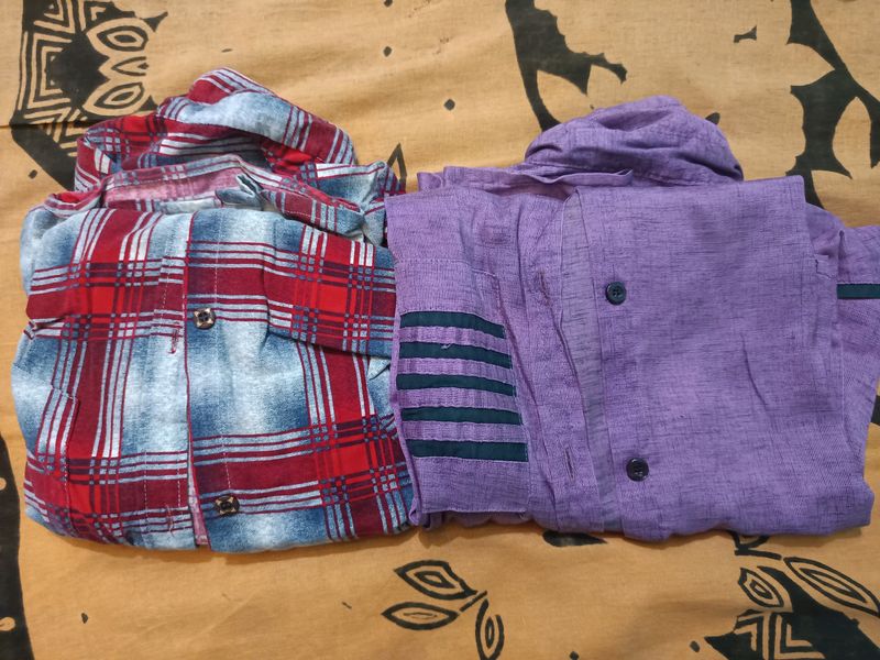 Casual Shirts (2 Pcs)