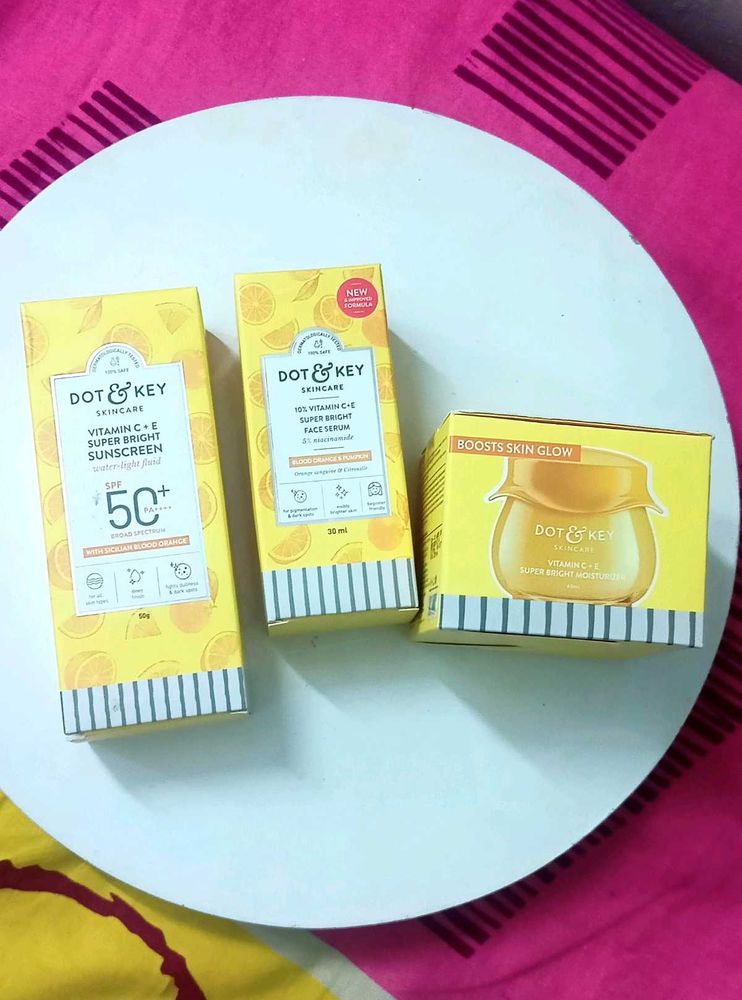 Sealed Pack Branded Skincare Dot & Key Products