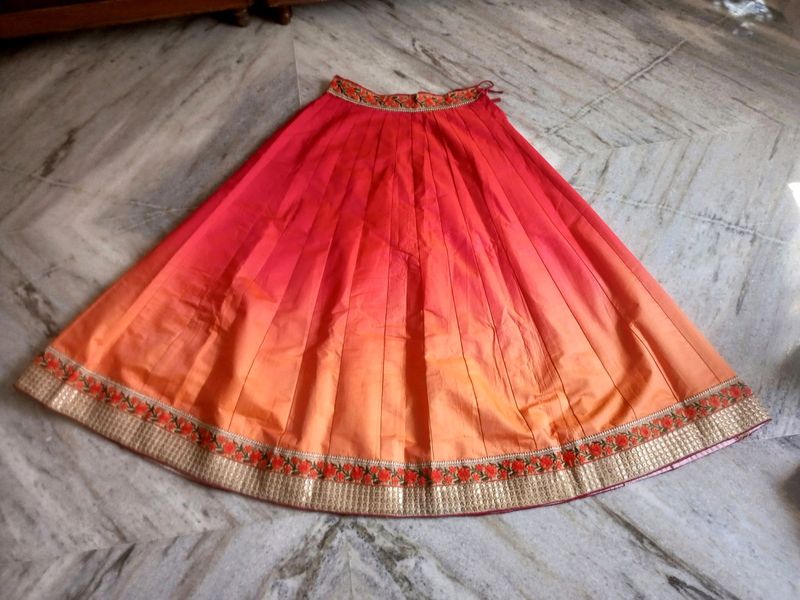 Beutiful Embroidery Lace Border Lehenga