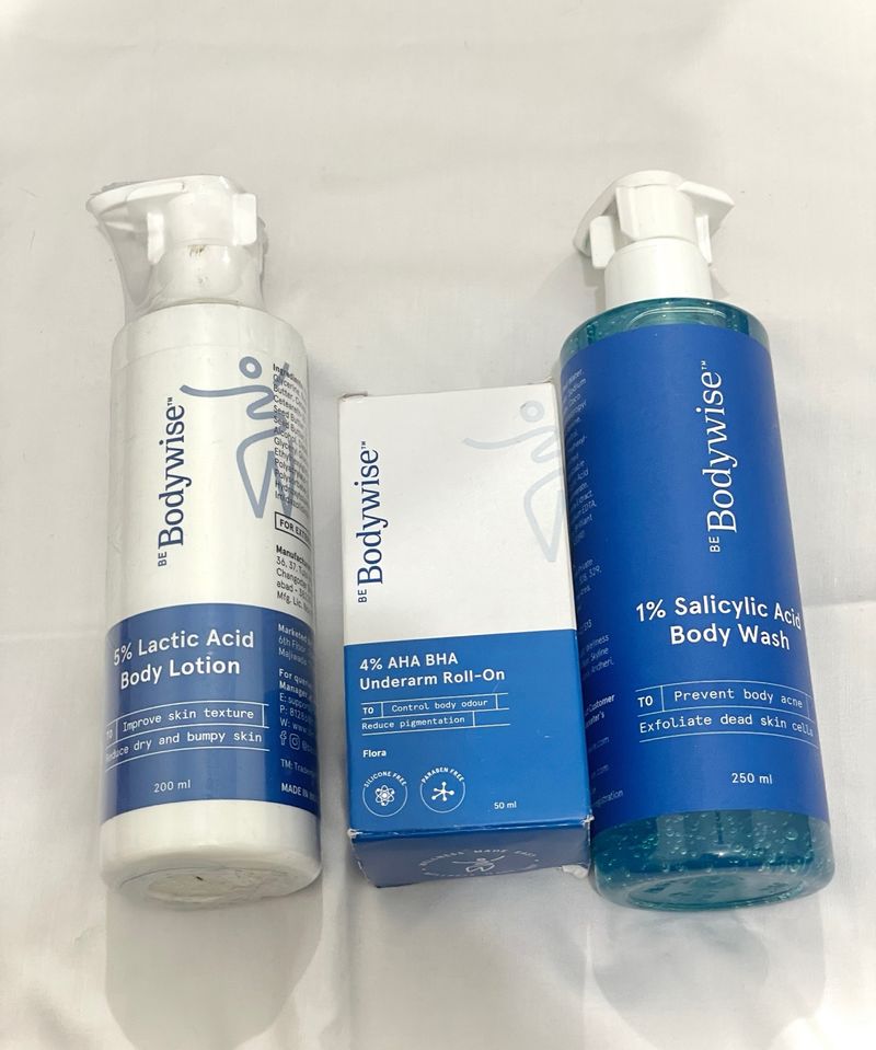 Combo Of Be bodywise Body lotion,roll On,body Wash