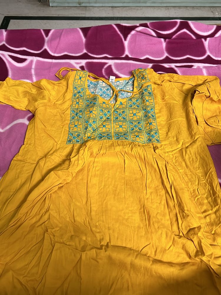 Yellow Kurti