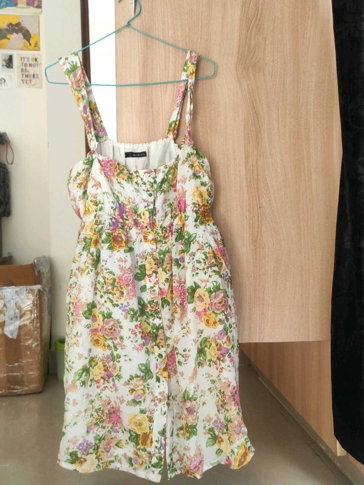 Floral Dress (removable straps)