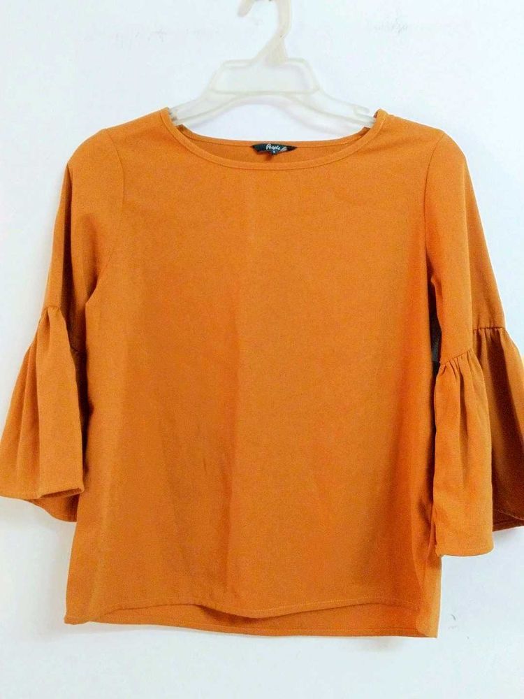 A Mustard Tunic Top