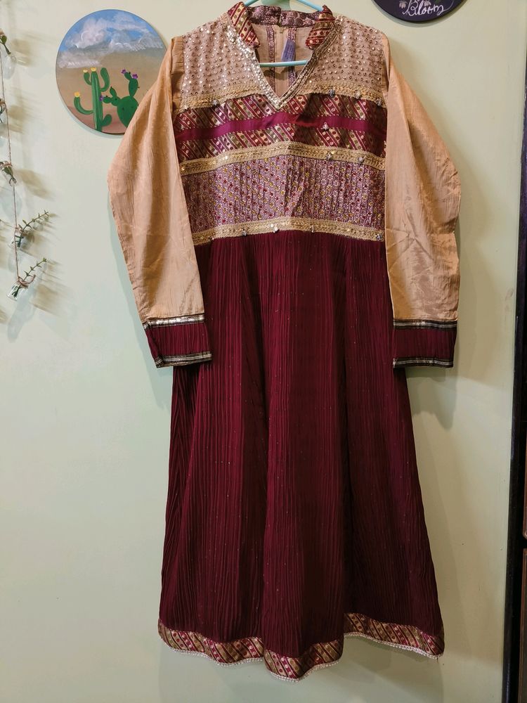 Anarkali Kurta With Bottom