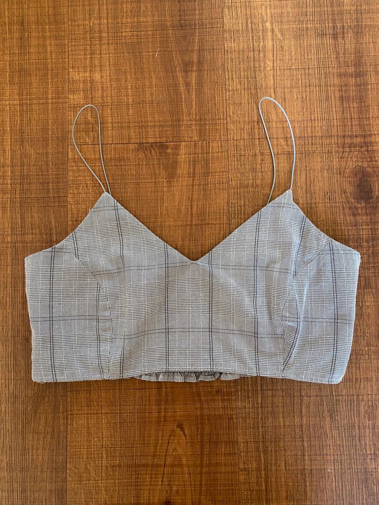 Zara Check Bralette