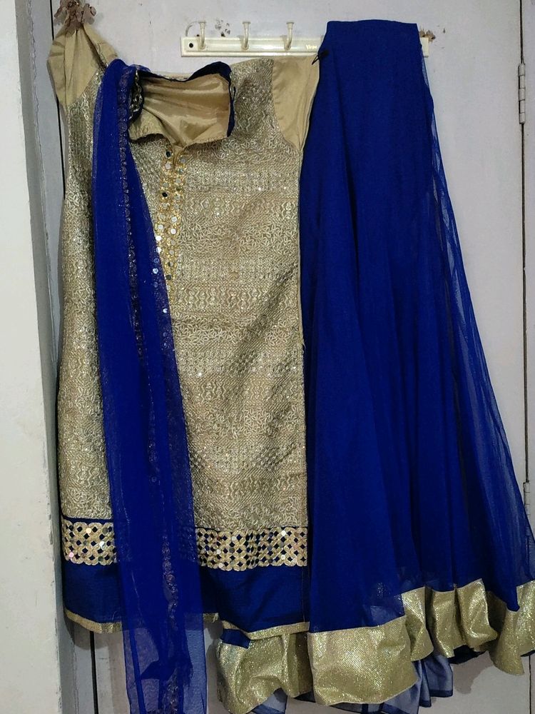 Choli With Long Kurta