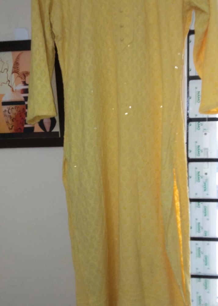 Women's Yellow Kurti