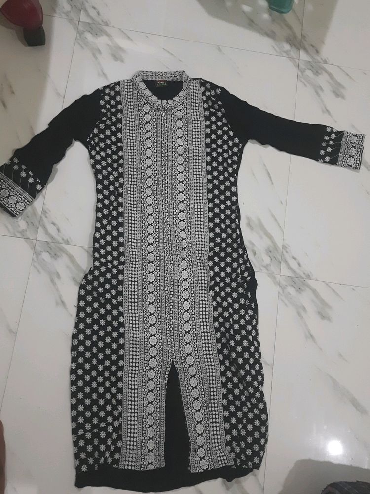 Black Kurthi Set