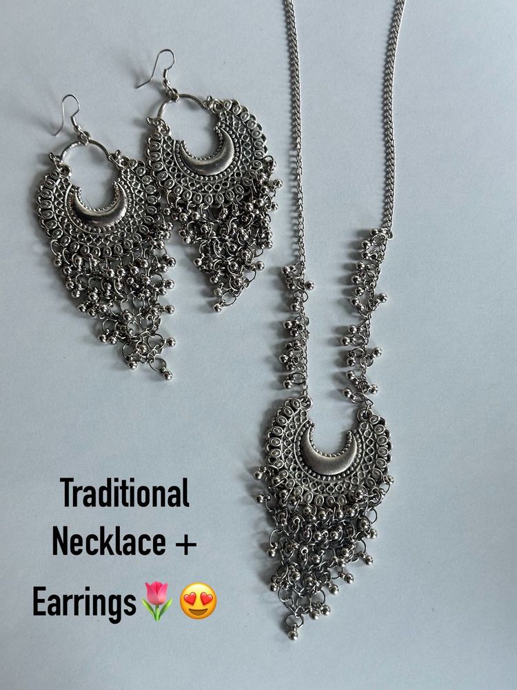 Oxidized Jewelry Set