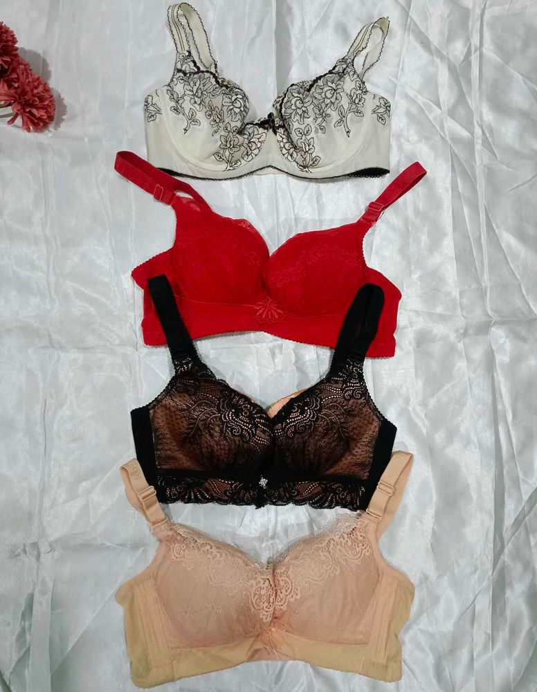 Combo Of 4 Imported Designer Bra