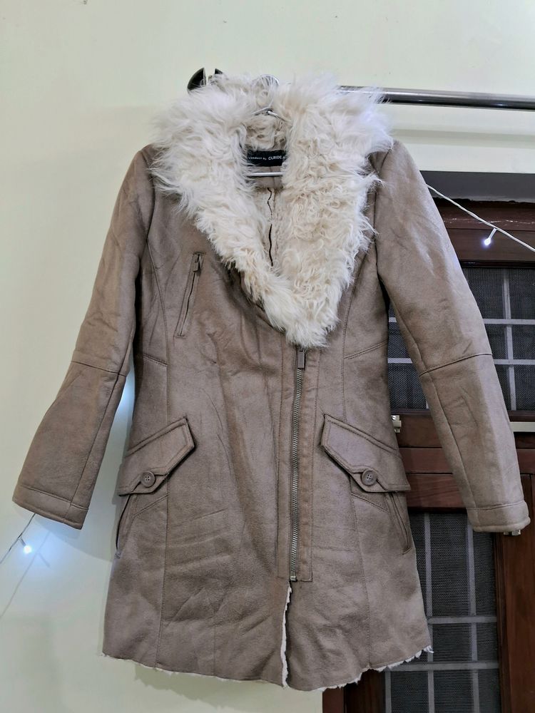 Women's Korean Leather Fur Winter Coat