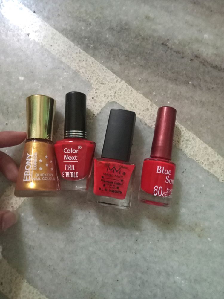 Combo Of 4 Nail Paint