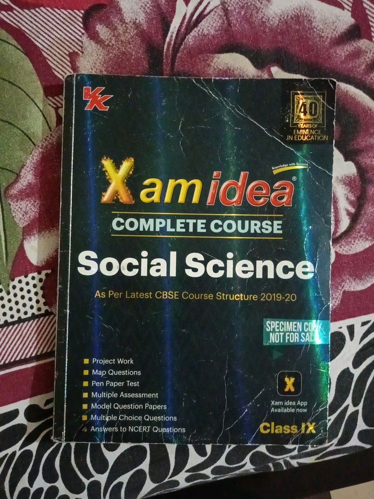 Complete Course Social Science Class 9th