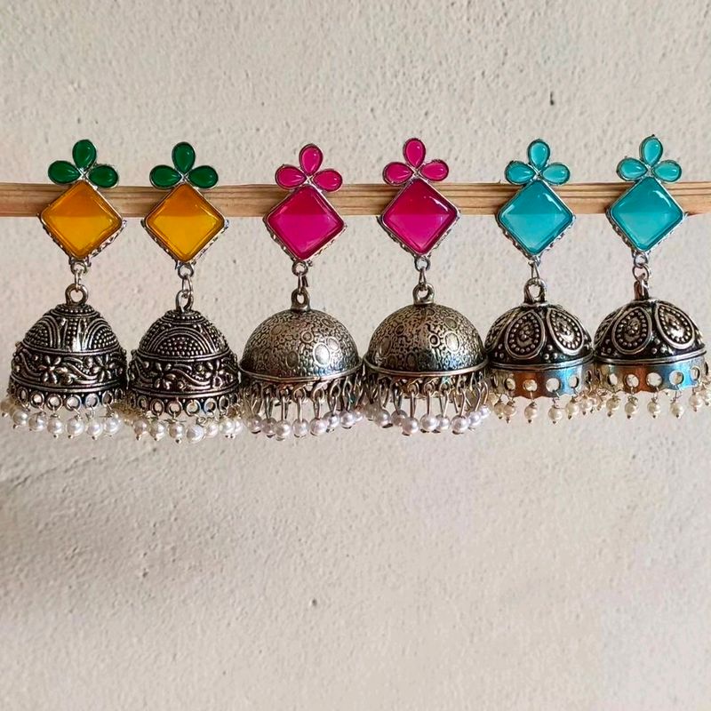 Colourful Jhumka