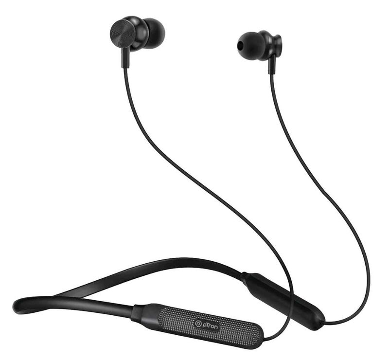 pTron Tangent Duo Wireless Neckband, 24H Playtime,