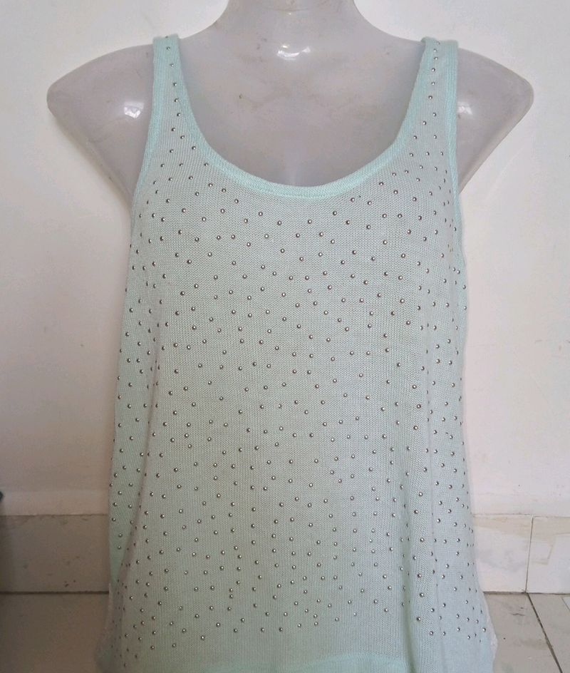 Light Green Cute Top