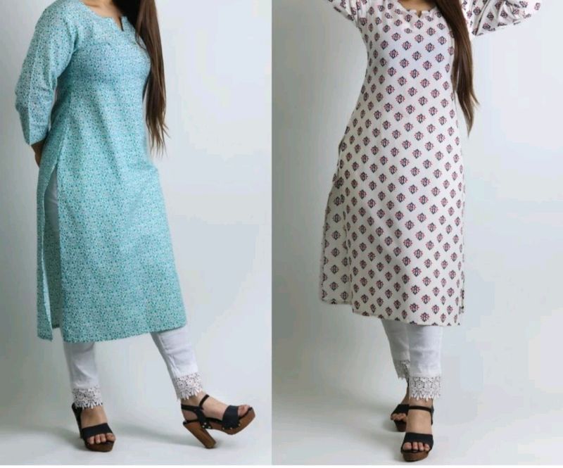 cotton kurtis combo