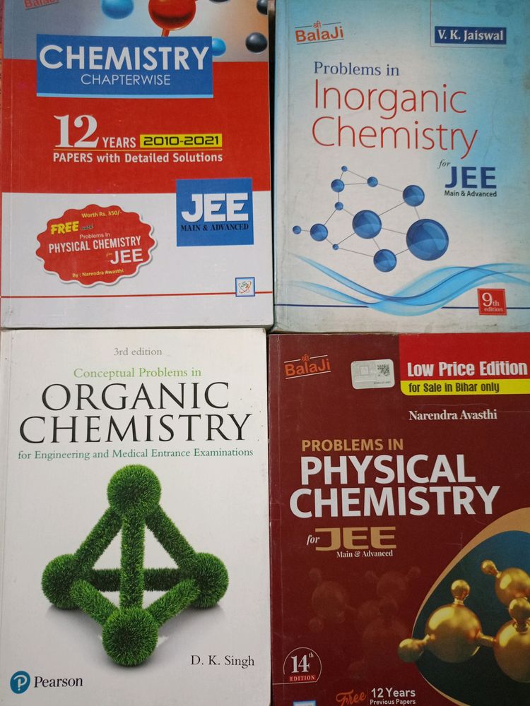 Complete Chemistry PYQ Books For IIT/Jee