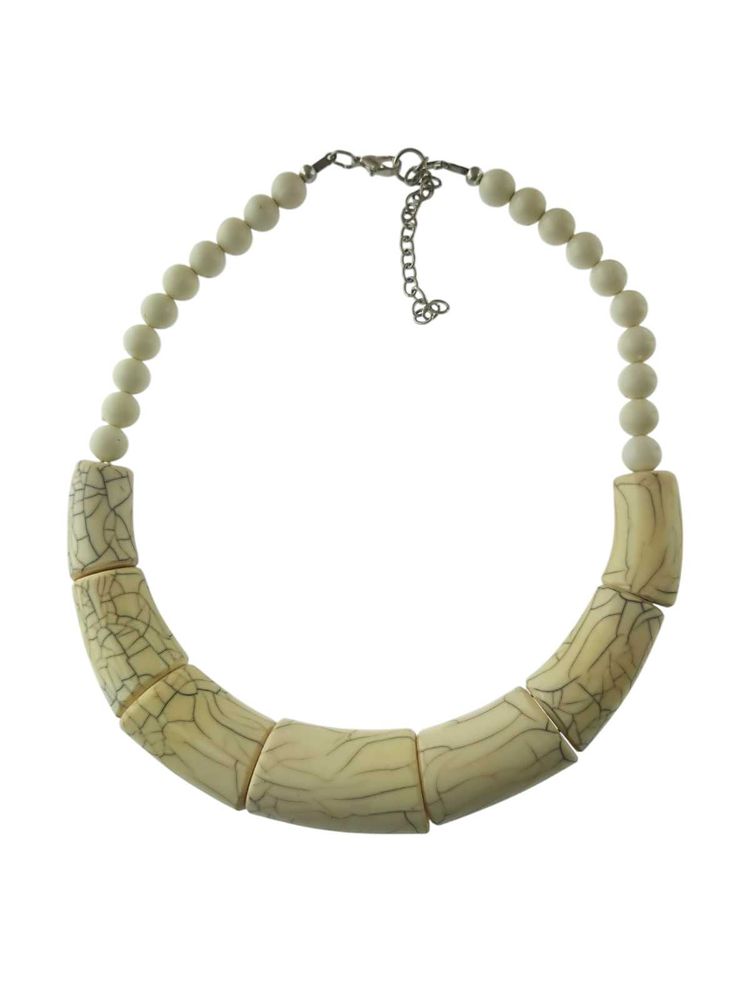 Beautiful Handmade Marble Look Necklace