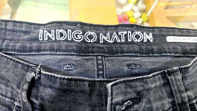 Indigo Nation Black Jeans