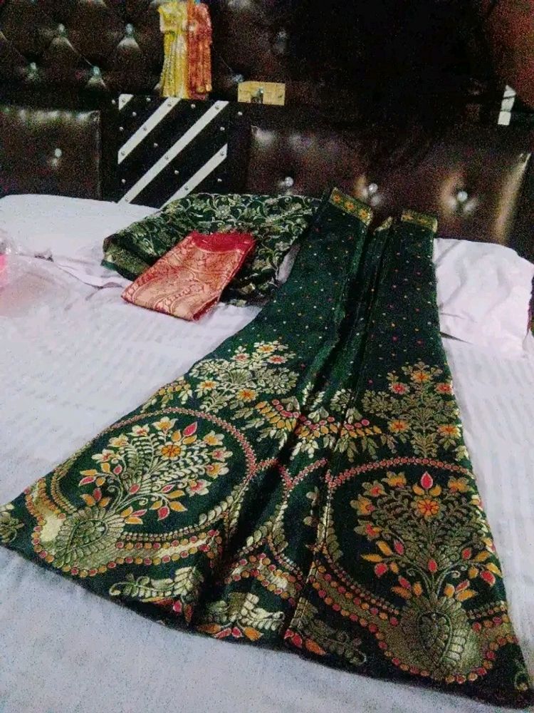 Beautiful Art Silk Lehnga Choli On Sale