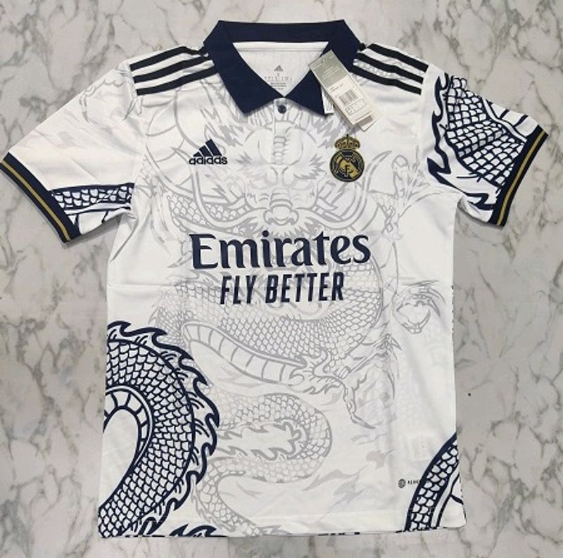 ADIDAS REAL MADRID WHITE DRAGON JERSEY