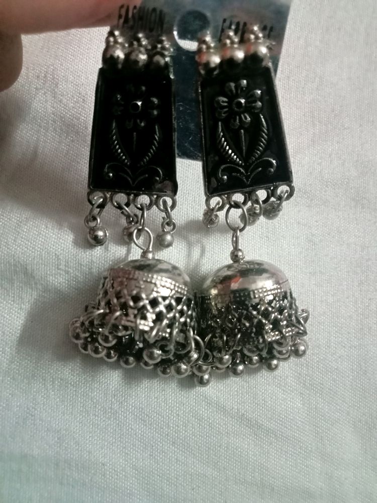 Oxidised Earrings